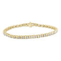 Bracelet with 0.50ct Diamonds in 9K Yellow Gold