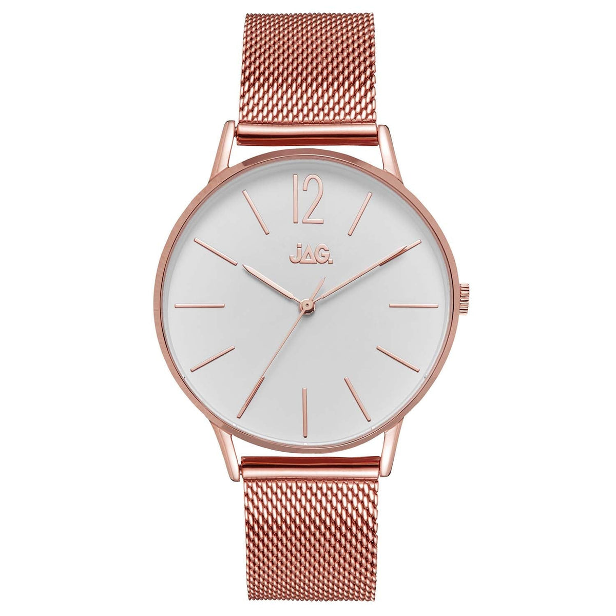 Jag Billy White Stainless Steel 40mm Watch