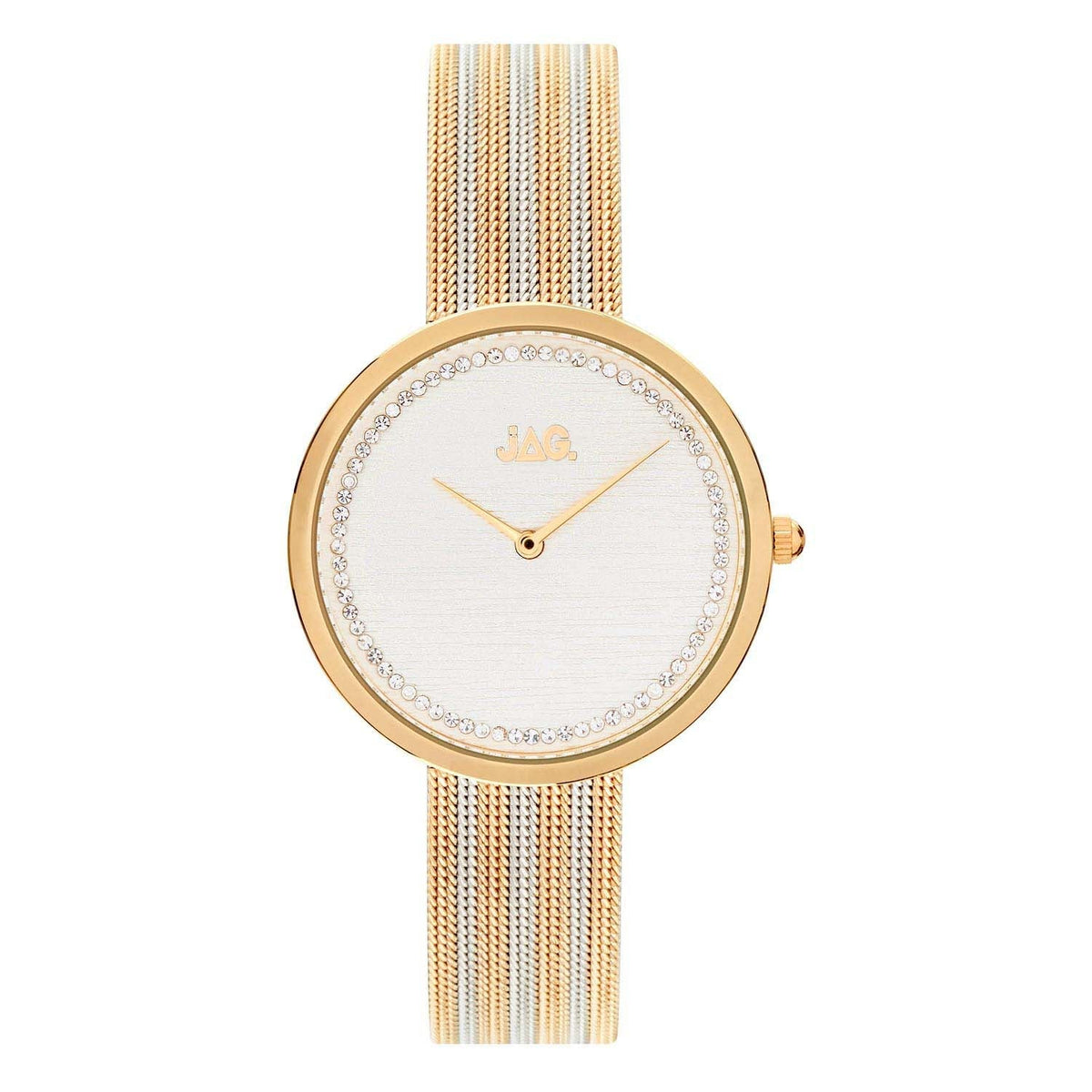 Jag Tegan White Alloy 34mm Watch