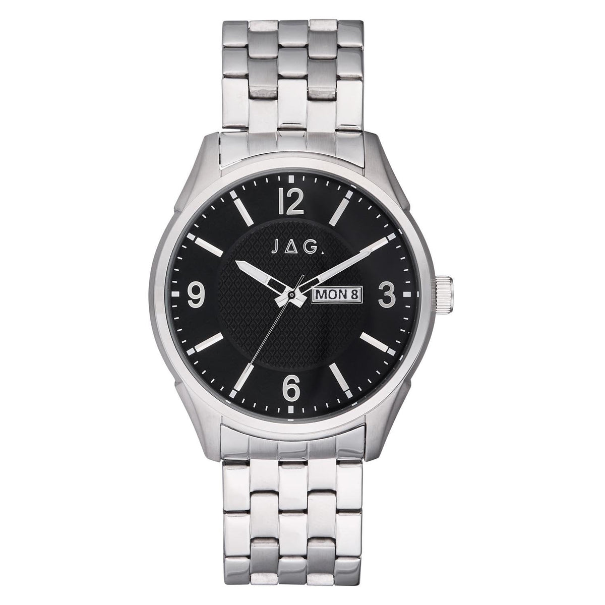 Jag William Silver 44mm Watch