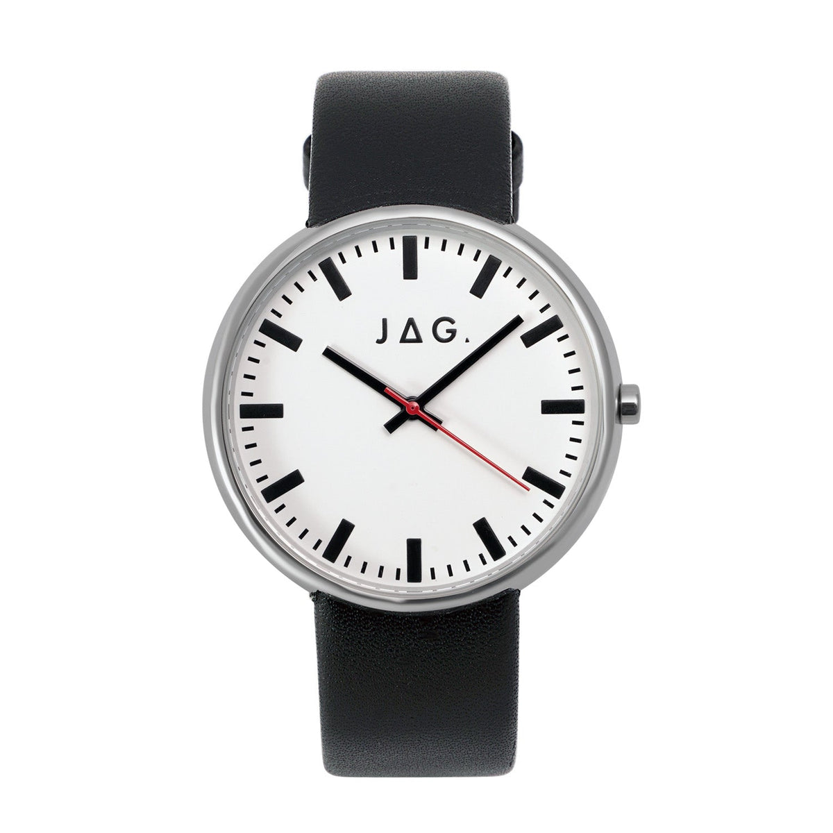 Jag Glebe Silver Stainless Steel 42mm Watch