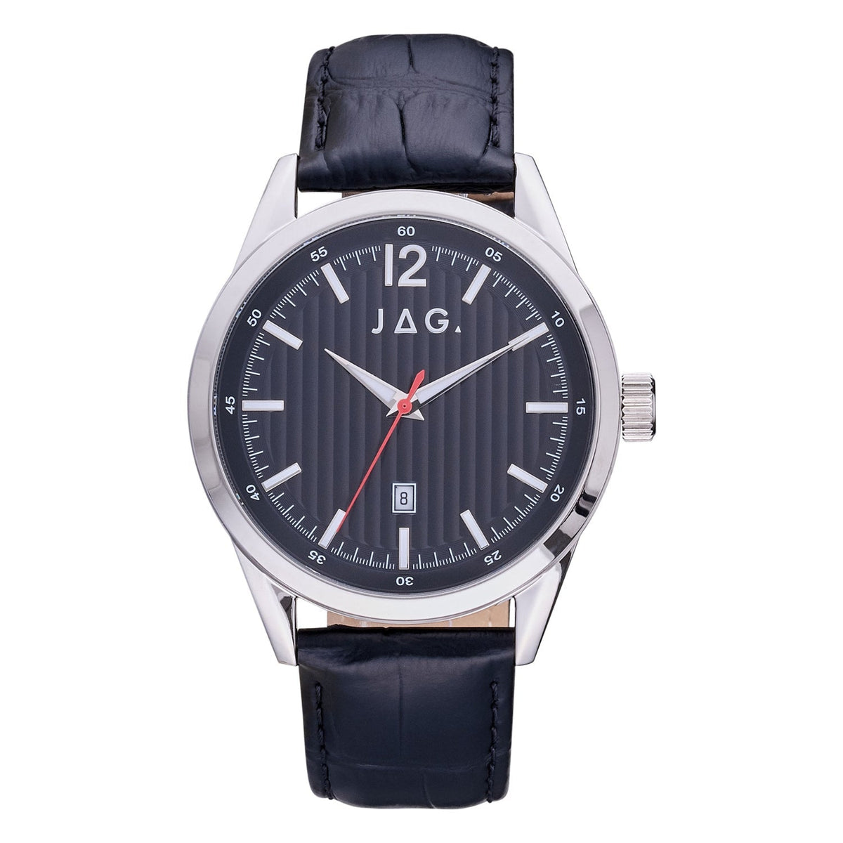 Jag Colo Silver Stainless Steel 44mm Watch