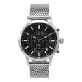 Jag Byron Silver Chronograph Blue Dial Stainless Steel 42mm Watch