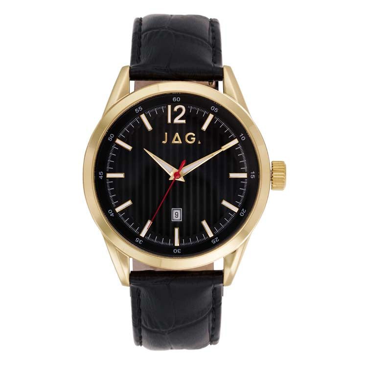 Jag Colo Black Stainless Steel 44mm Watch