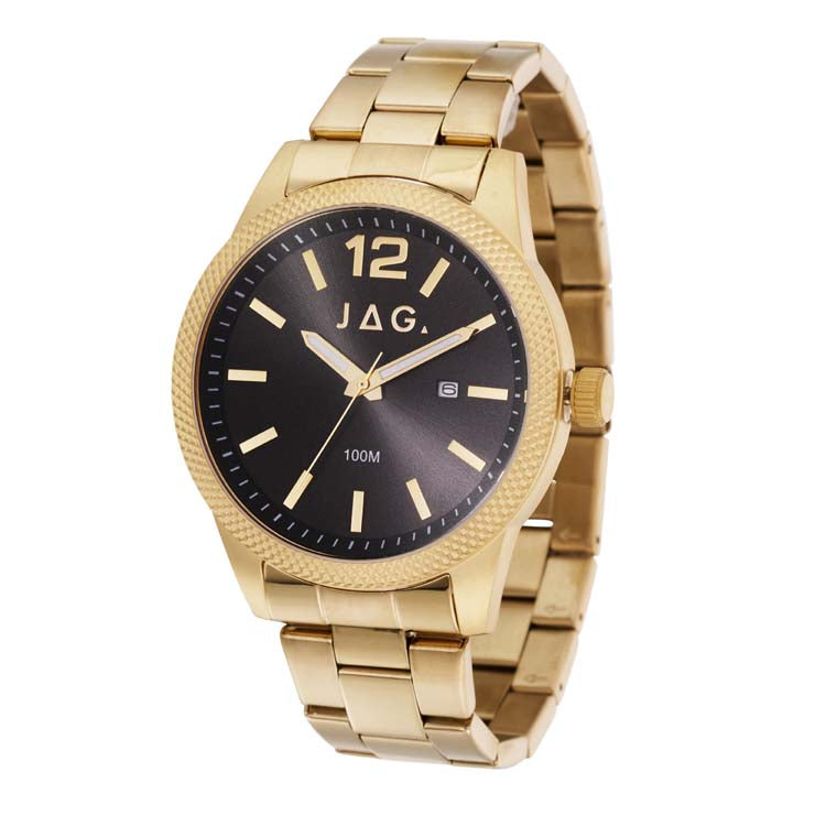 Jag Apollo Black Stainless Steel 45mm Watch
