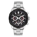 Jag Winton Black Stainless Steel 44mm Watch