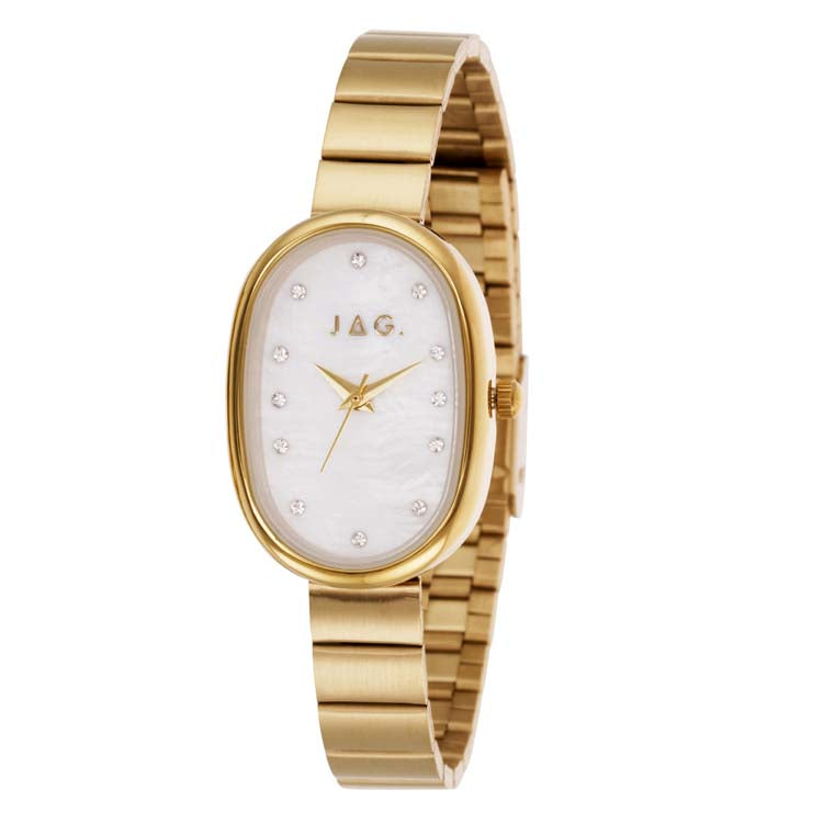 Jag Lorne White Mother Of Pearl Alloy 23.5mm Watch