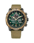Citizen Promaster Sky Eco-Drive Men's Watch – Green Dial, Nylon Strap /  JY8074-11X