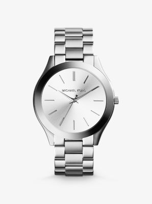 Michael Kors Slim Runway Silver-Tone Watch / MK3178
