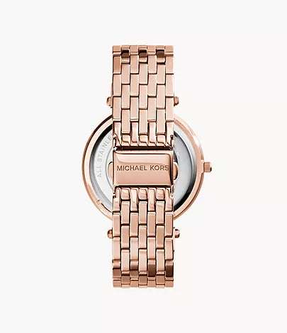 Michael Kors Rose Gold-Tone Glitz Darci Watch / MK3192