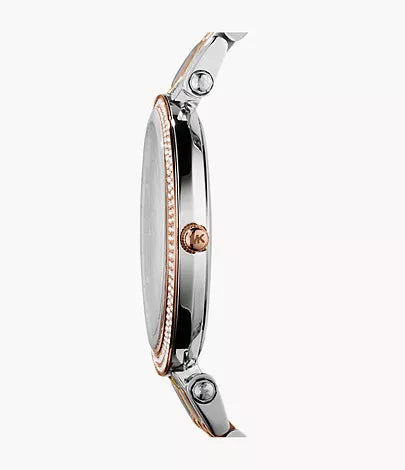 Michael Kors Tri-Tone Glitz Darci Watch / Mk3203