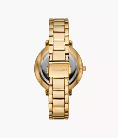 Michael Kors Pyper Three-Hand Gold-Tone Alloy Watch / MK4593