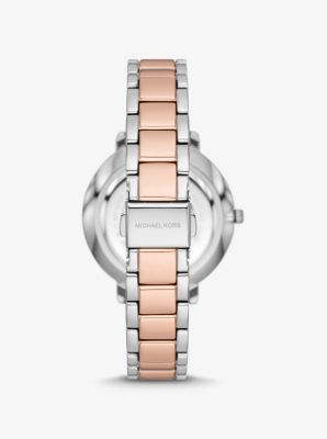 Michael Kors Pyper Two-Tone Embossed Logo Watch / MK4667