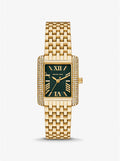 Michael Kors Petite Emery Pavé Gold-Tone Watch / Mk4742
