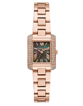 Michael Kors Emery Three-Hand Rose Gold-Tone Stainless Steel Watch /