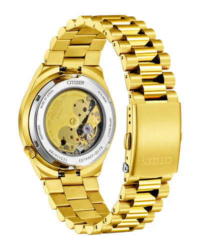 Citizen Tsuyosa Automatic – Gold-Tone Stainless Steel with Green Dial / NJ0152-51X