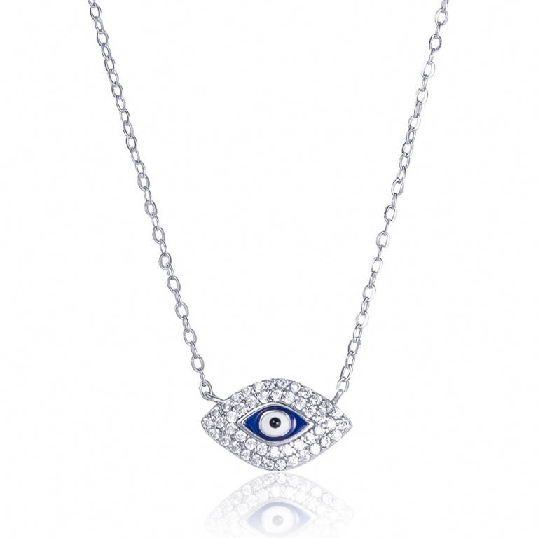 Sterling silver Evil eye pendants
