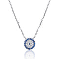 Sterling silver Evil eye pendant