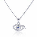 Sterling silver Evil eye pendant