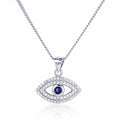 Sterling silver Evil eye pendant