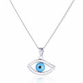 Sterling silver Evil eye pendant