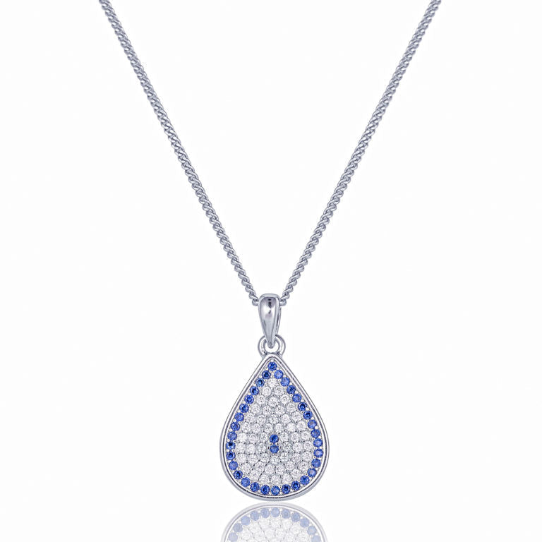 sterling silver Evil eye necklace