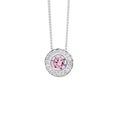 Ellani sterling silver round pendant/P720LP