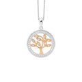 Ellani sterling silver tree of life pendant/P820R