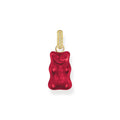THOMAS SABO Large pendant with red goldbears and zirconia