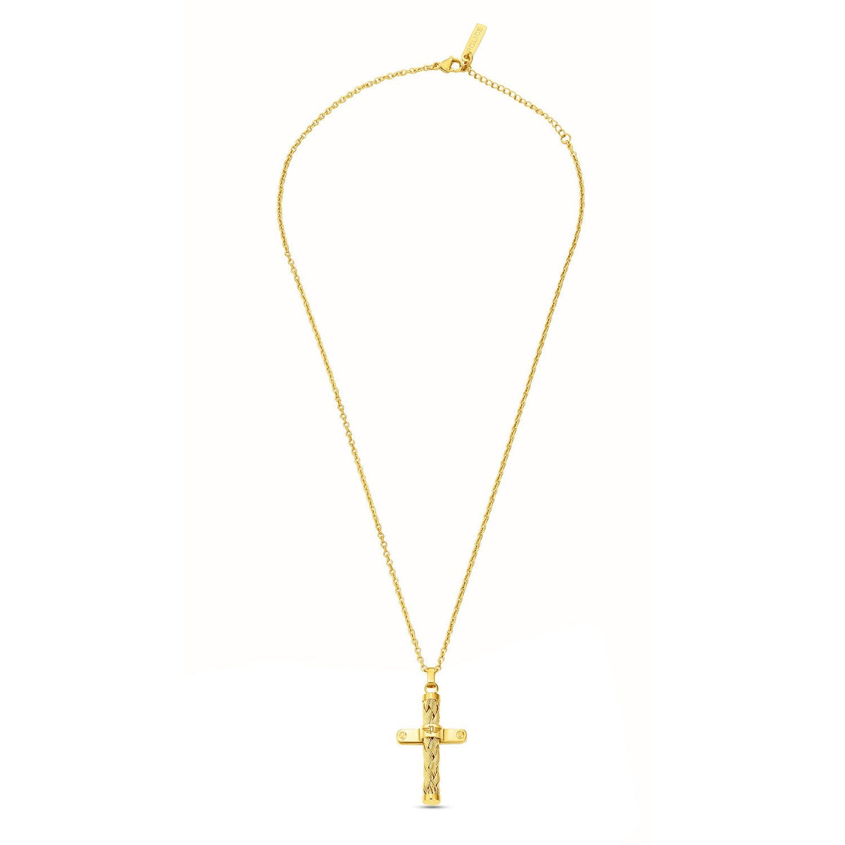 Police Crossed Men's Necklace