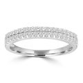 Diamond Ring with 0.25ct Diamonds in 9K White Gold