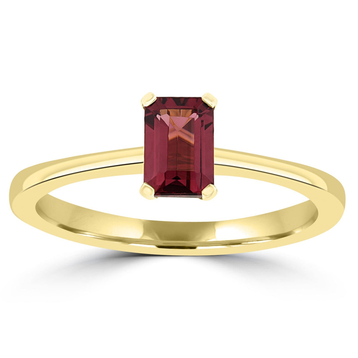 Rhodolite Garnet Ring in 9K Yellow Gold