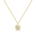 Diamond Necklace 40-45cm with 0.03ct Diamonds in 9K Yellow Gold