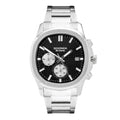 Sekonda Mens Octaire Black Dial Stainless Steel Bracelet 40mm Watch