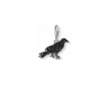 CC1125 / Black CZ Raven Thomas Sabo Charm