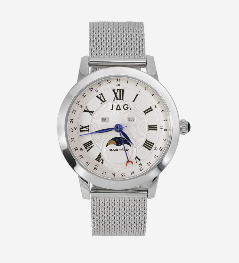 Jag Mosman Silver Dial Watch / J2772A