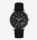 Jag Jamieson Black Dial Watch / J2639