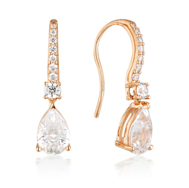 Georgini Iconic Bridal Elizabeth Earrings / IE983RG