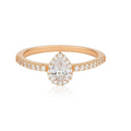 Georgini Monaco Rose Gold Ring / IR431RG