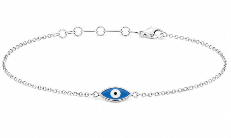 Silver Evil Eye Bracelet