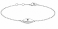Silver Evil Eye Bracelet