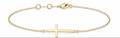 Silver - Gold Plated Cross Bracelet