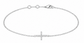 Silver Cross Bracelet