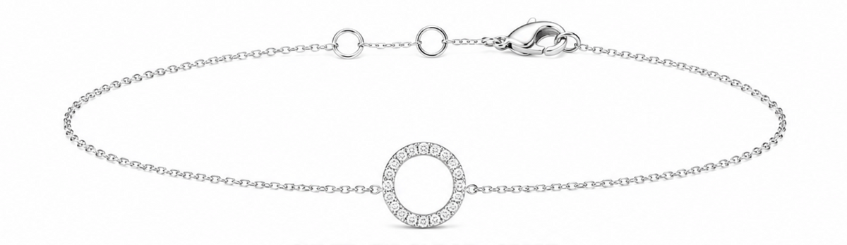 Silver Circle Bracelet