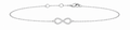 Small Silver Infinity Bracelet