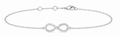 Large Silver Infinity Bracelet