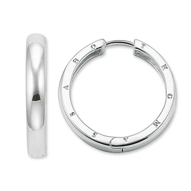 TCR554/ Thomas Sabo Polished Hoop Earrings Med