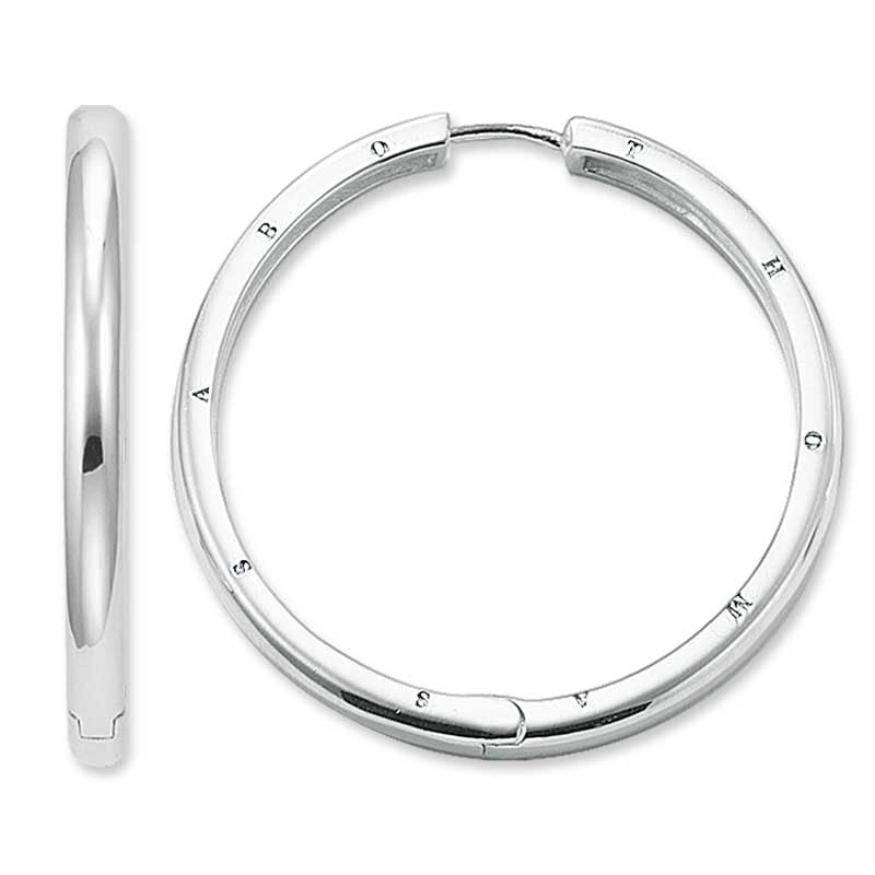 TCR555/ Thomas Sabo Polished Hoop Earrings Lge