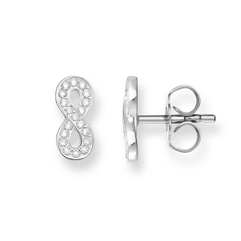 TH1877CZ/ Thomas Sabo Eternity Pave CZ Stud Earrings