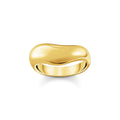 THOMAS SABO Ring with curved shape gold
